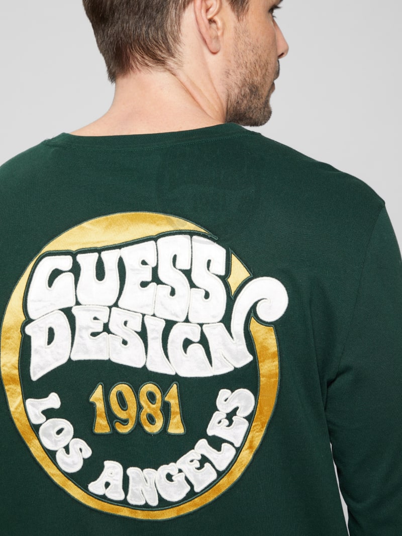 Guess Eco GUESS Crewneck Patch Tee - Alpine Grove Guess Eco GUESS Crewneck Patch Tee - Alpine Grove