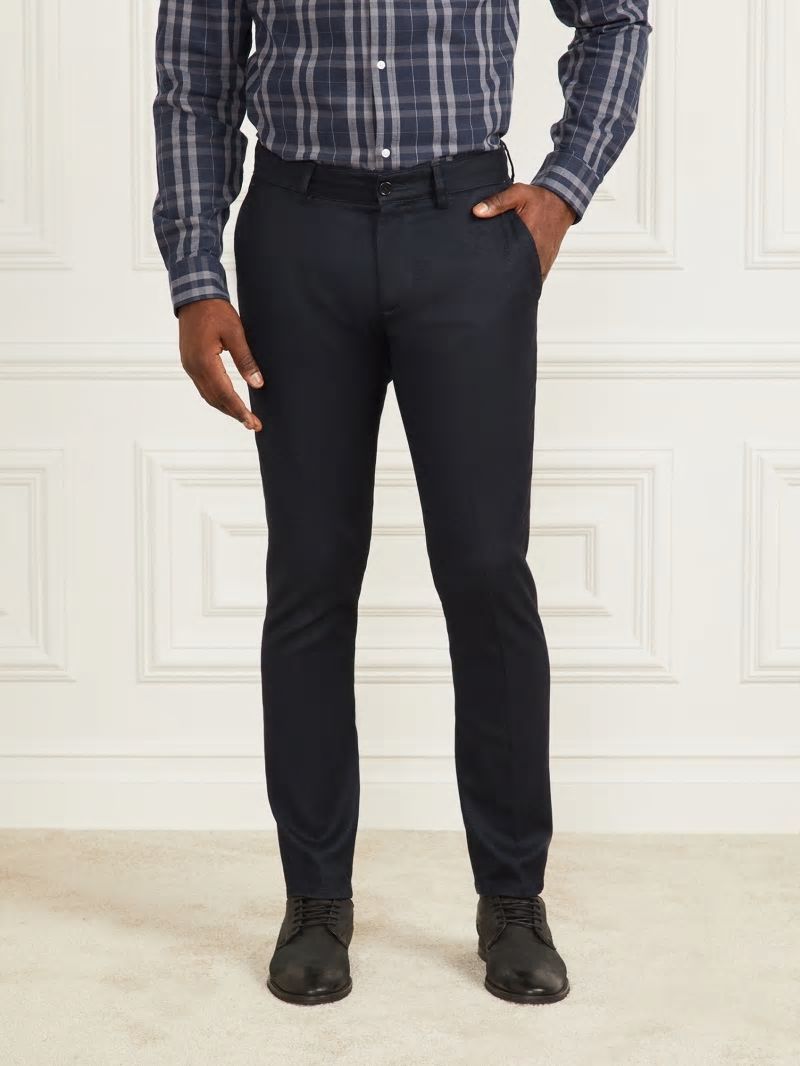 Guess Eco Ciro Napoli Pant - Bleu éLéGant Guess Eco Ciro Napoli Pant - Bleu éLéGant