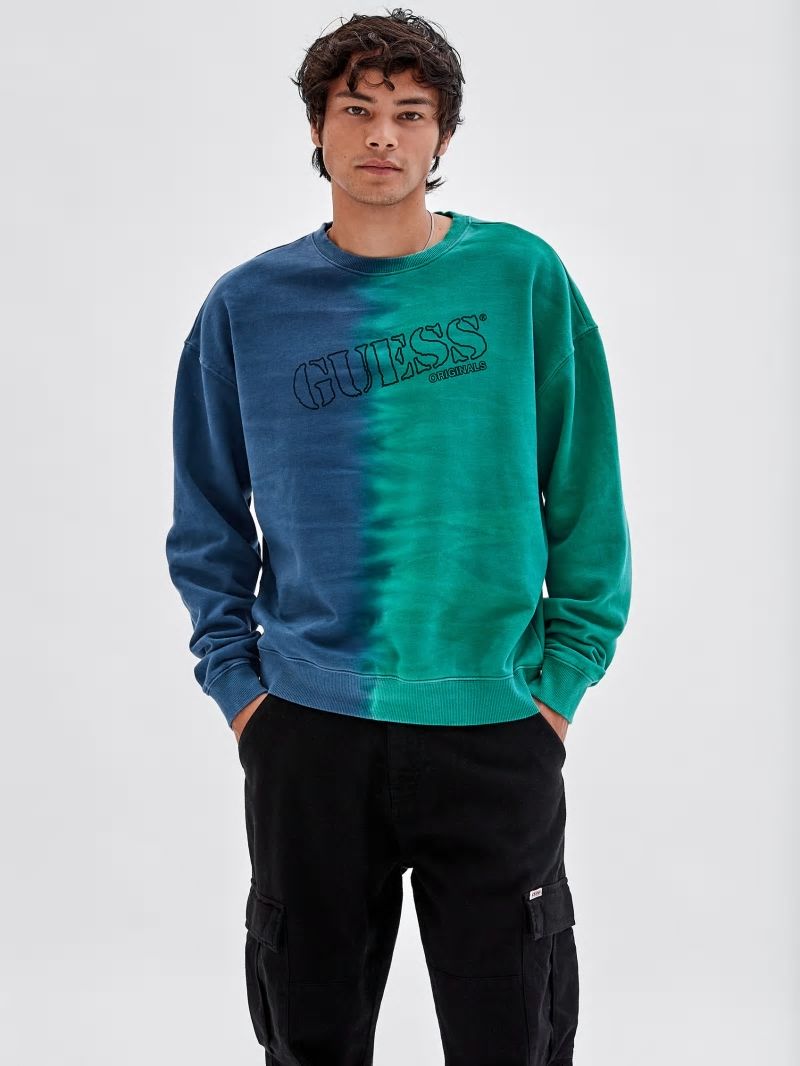 Guess GUESS Originals x Batman Mystery Crewneck Pullover - Cobalt Blue Multi Guess GUESS Originals x Batman Mystery Crewneck Pullover - Cobalt Blue Multi