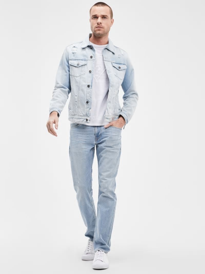 Guess Faded Tapered Jeans - Jackson Wash Guess Faded Tapered Jeans - Jackson Wash