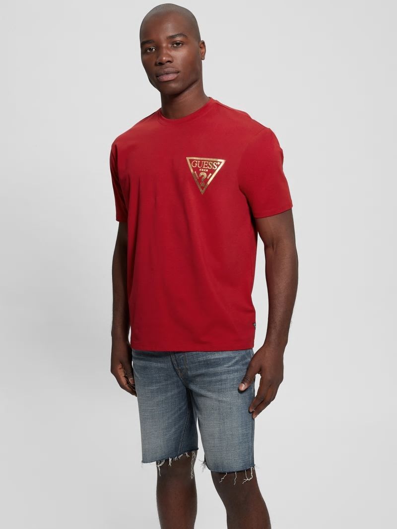 Guess Chinese New Year Stamped Dragon Tee - Chili Red Guess Chinese New Year Stamped Dragon Tee - Chili Red