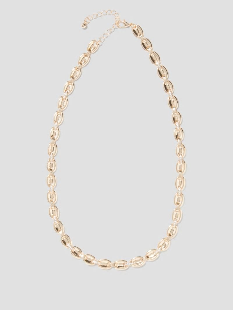 Guess Gold-Tone Dainty Collar Necklace - Gold Guess Gold-Tone Dainty Collar Necklace - Gold