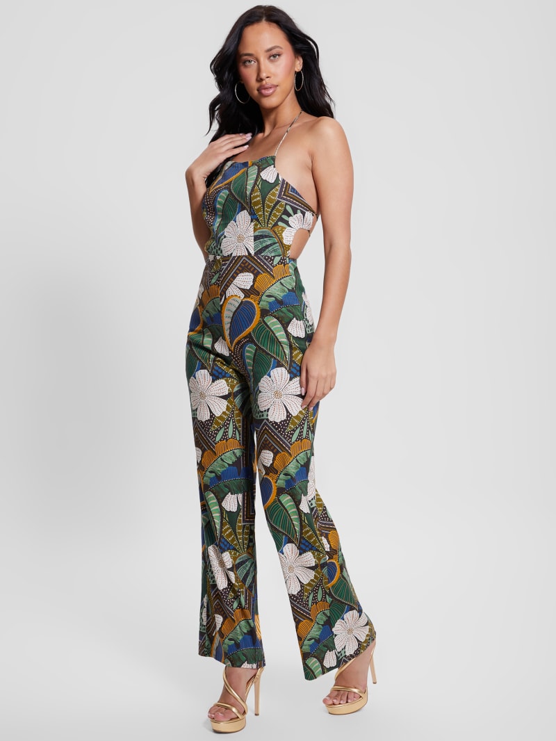 Guess Eco Lori Open-Back Jumpsuit - Tropical Traveler Guess Eco Lori Open-Back Jumpsuit - Tropical Traveler