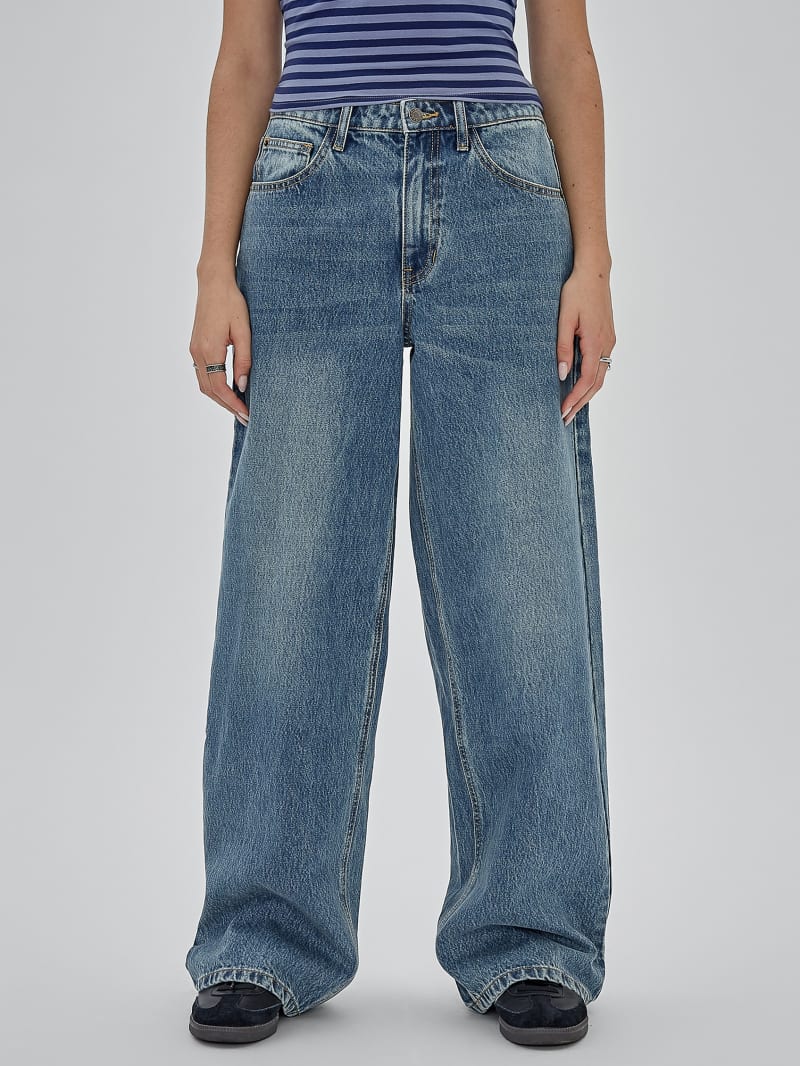 Guess GUESS Originals Kit Flare Jeans - Go Fez Medium Wash Guess GUESS Originals Kit Flare Jeans - Go Fez Medium Wash