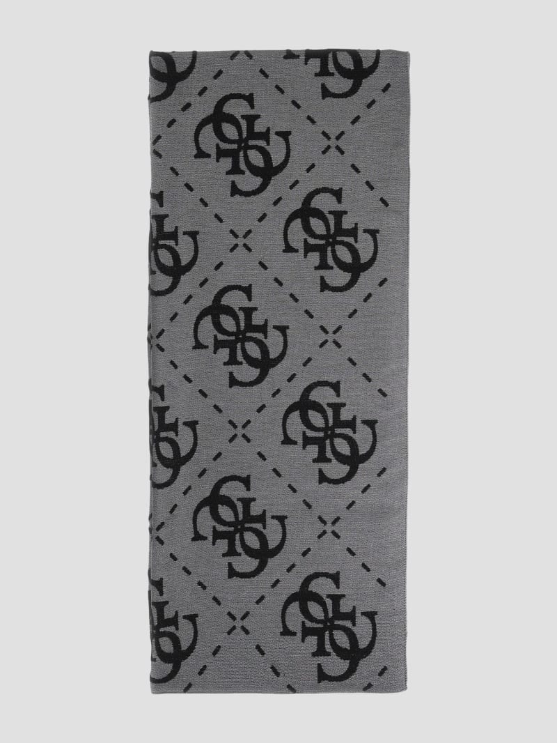 Guess Vikky Quattro G Monogram Scarf - Black Guess Vikky Quattro G Monogram Scarf - Black