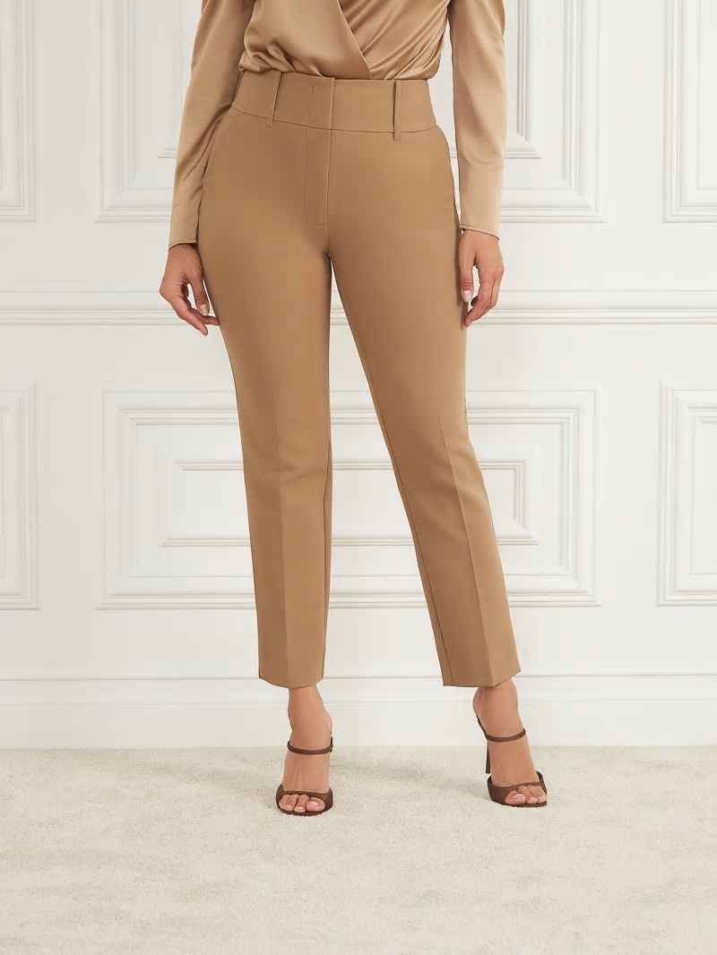 Guess Shelly Twill Pant - Macchiato Multi Guess Shelly Twill Pant - Macchiato Multi