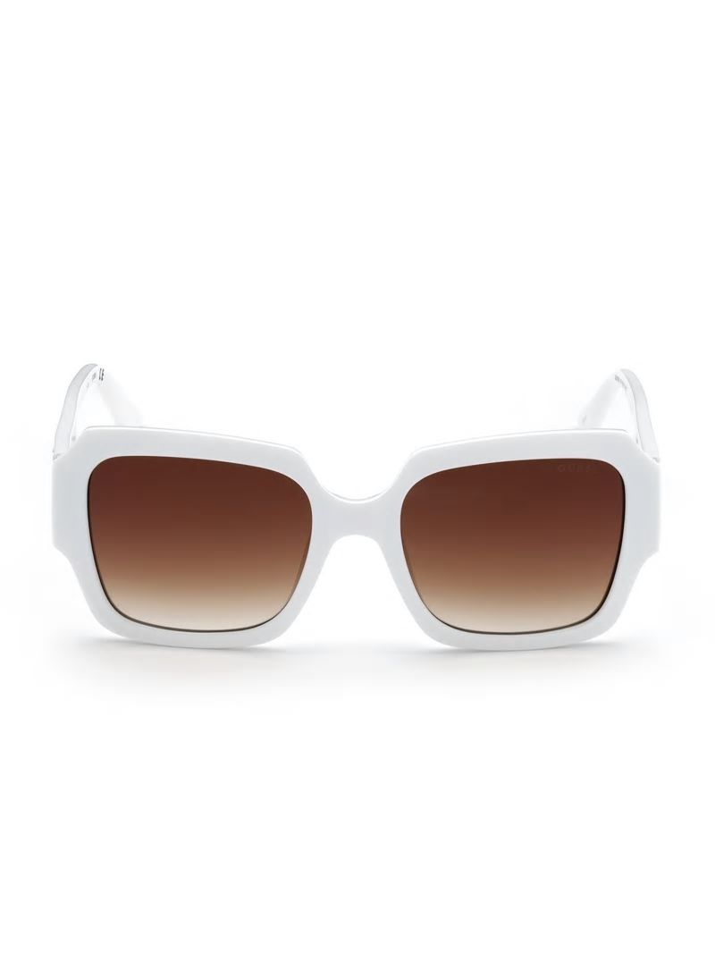 Guess Addison Butterfly Sunglasses - White Guess Addison Butterfly Sunglasses - White