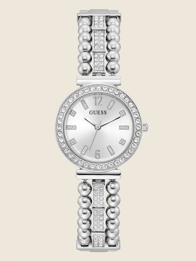 Guess Silver-Tone Analog Watch - Rose Gold Guess Silver-Tone Analog Watch - Rose Gold