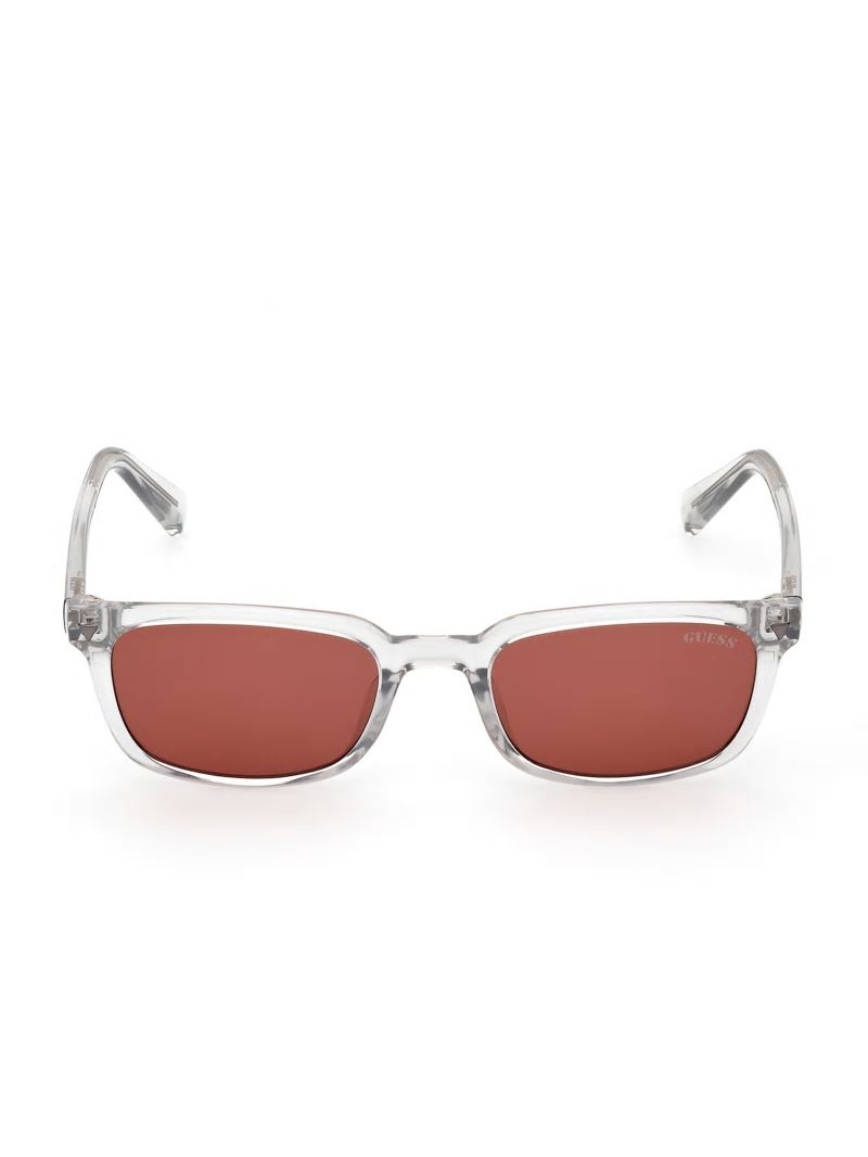 Guess GUESS Originals Rectangle Sunglasses - Grey Guess GUESS Originals Rectangle Sunglasses - Grey