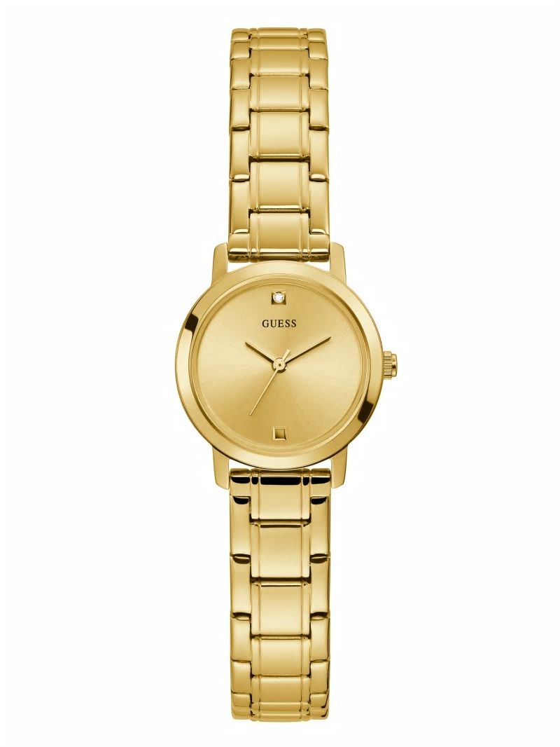 Guess Gold-Tone Diamond Analog Watch - Gold Guess Gold-Tone Diamond Analog Watch - Gold
