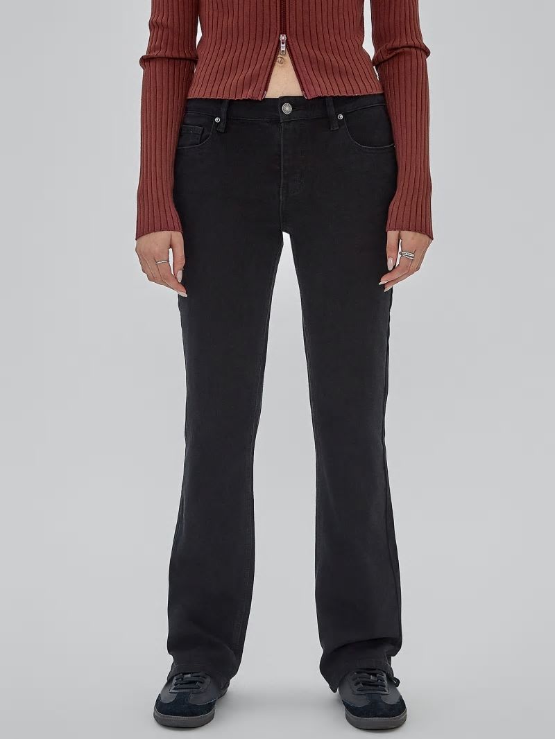 Guess GUESS Originals Kit Bootcut Jeans - Originals Blk/Blk Guess GUESS Originals Kit Bootcut Jeans - Originals Blk/Blk