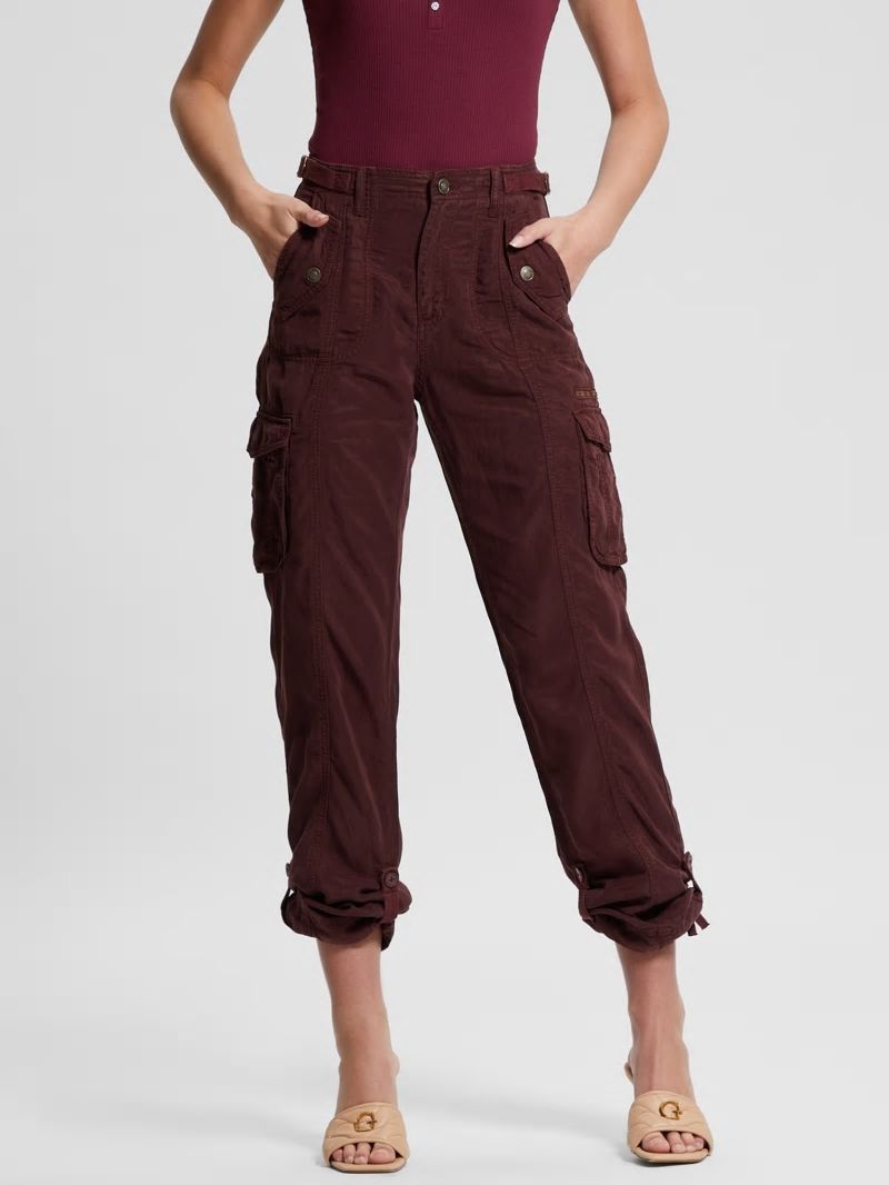 Guess Eco Nessi Cargo Pants - Coachwhip Multi Guess Eco Nessi Cargo Pants - Coachwhip Multi