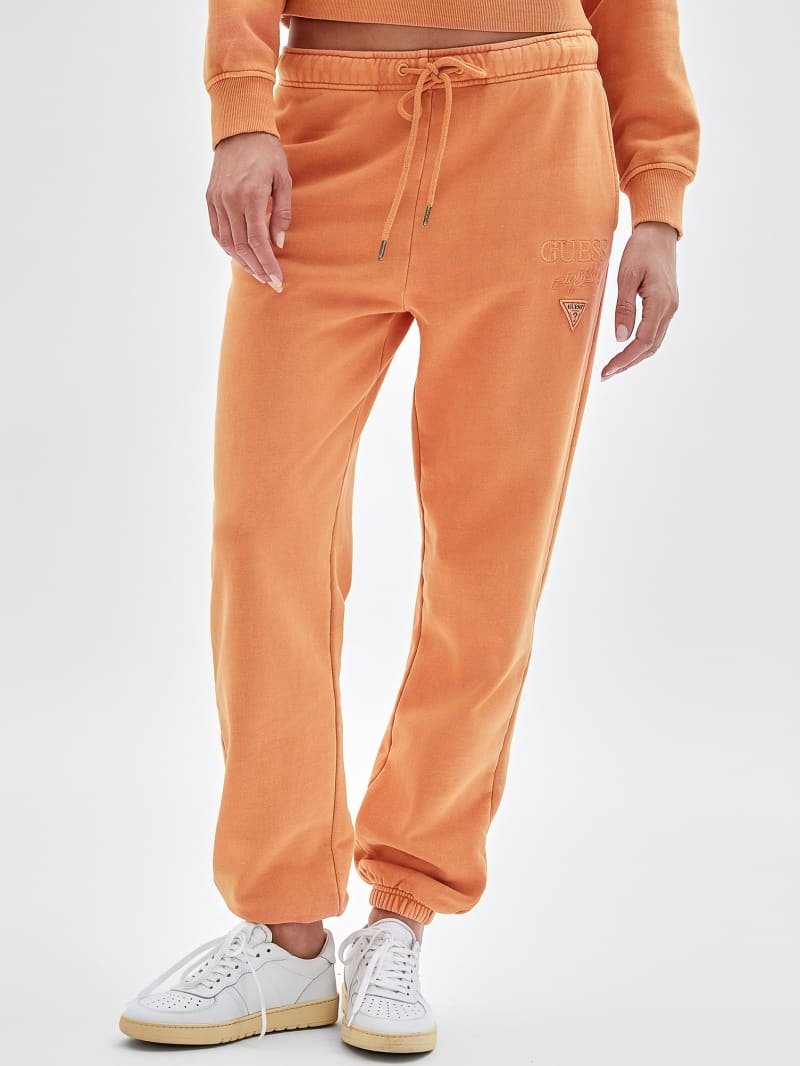 Guess GUESS Originals Classic Logo Sweatpants - Real Orange Multi Guess GUESS Originals Classic Logo Sweatpants - Real Orange Multi
