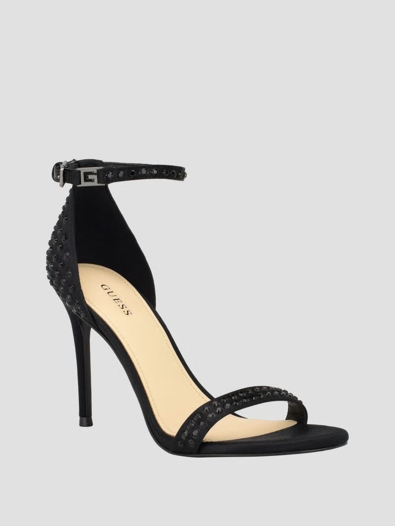 Guess Kabaile Rhinestone Heels - Black 001 Guess Kabaile Rhinestone Heels - Black 001