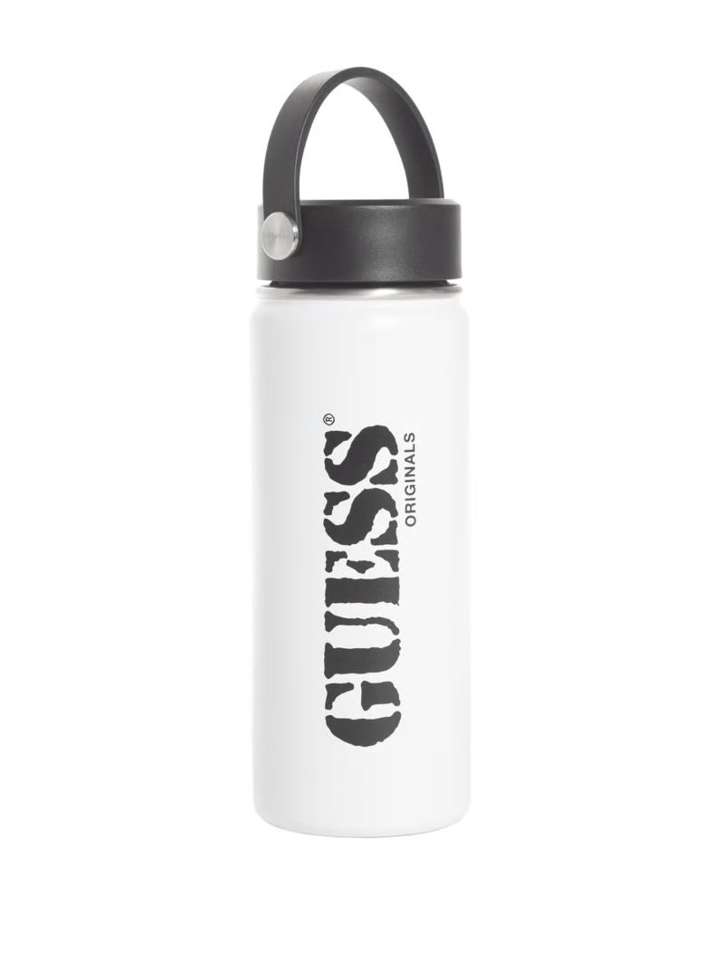 Guess GUESS Originals Logo Water Bottle - Pure White Guess GUESS Originals Logo Water Bottle - Pure White