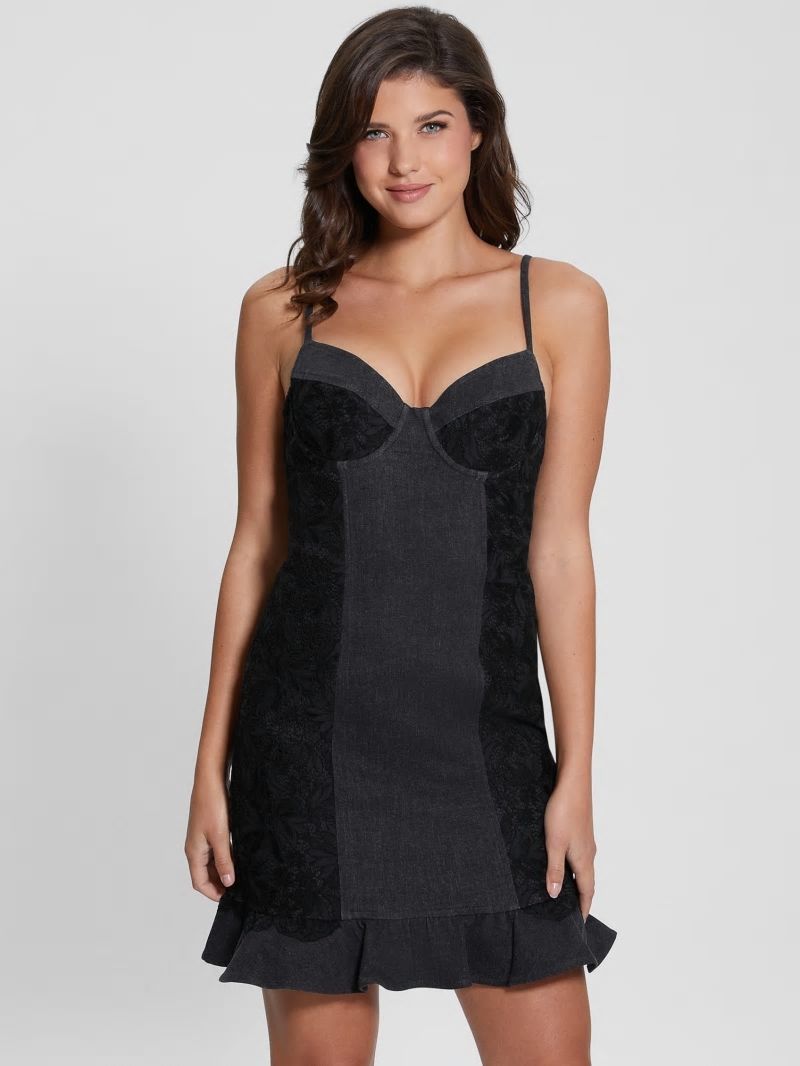 Guess Lelly Lace Bustier Dress - Authentic Lace Guess Lelly Lace Bustier Dress - Authentic Lace