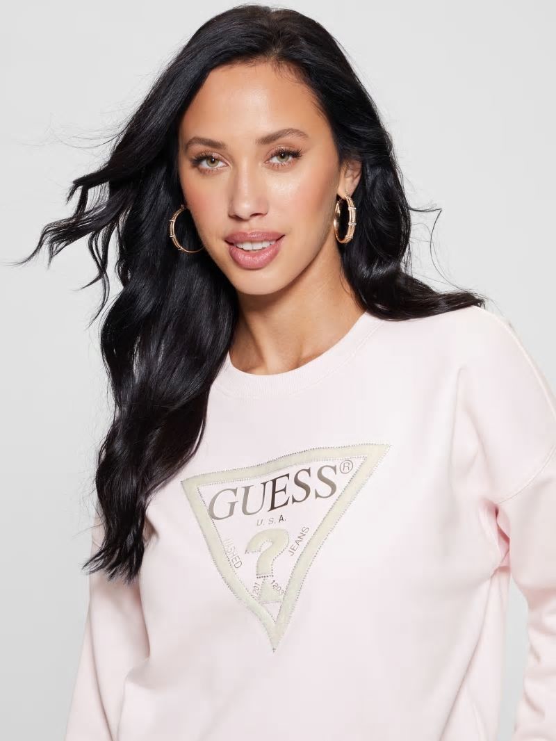 Guess Eco Relaxed Sweatshirt - Low Key Pink Guess Eco Relaxed Sweatshirt - Low Key Pink
