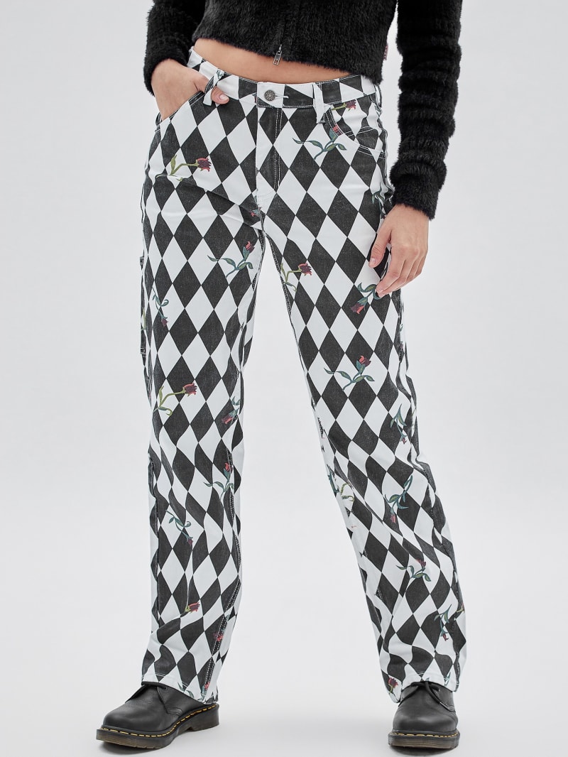 Guess GUESS Originals Diamond Carpenter Jeans - Jet Black Multi Guess GUESS Originals Diamond Carpenter Jeans - Jet Black Multi