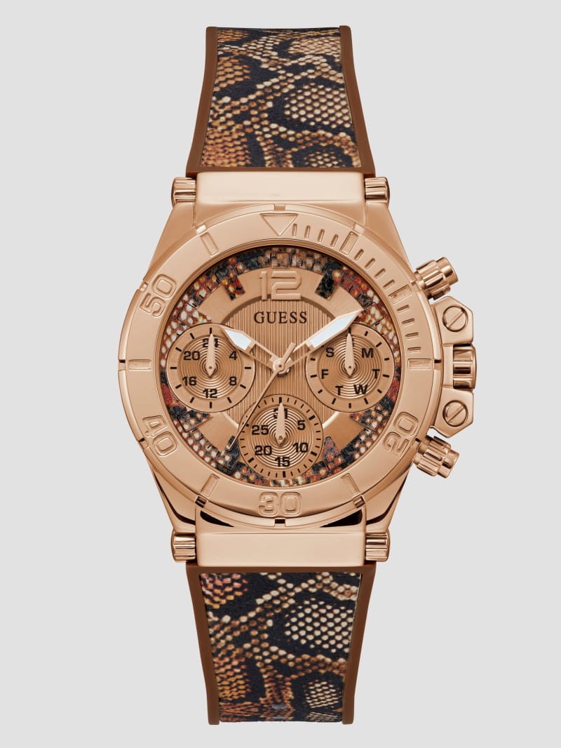 Guess Charisma Rose Gold-Tone Multifunction Watch - Rose Gold Guess Charisma Rose Gold-Tone Multifunction Watch - Rose Gold