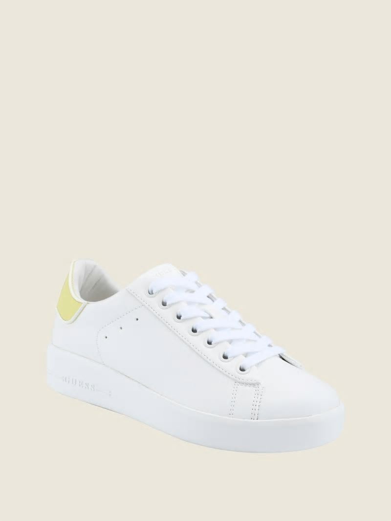 Guess Rockies Pop Heel Sneakers - Ivory Guess Rockies Pop Heel Sneakers - Ivory