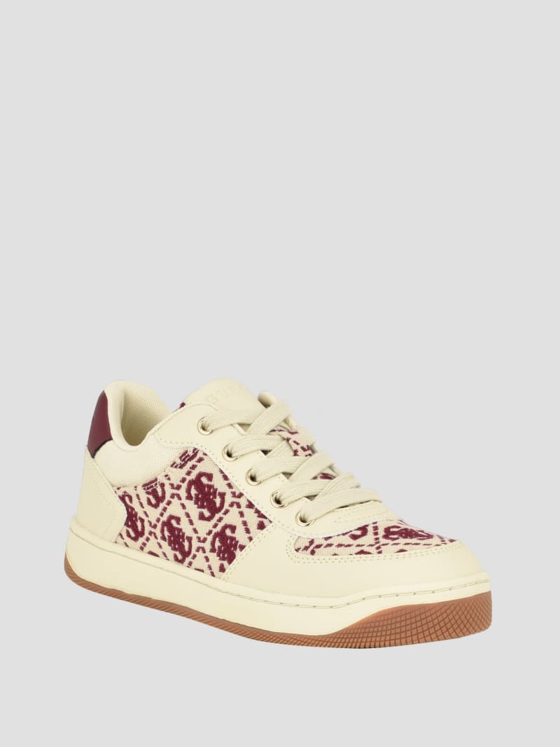 Guess Invited Jacquard Low Top - Medium Natural 101 Guess Invited Jacquard Low Top - Medium Natural 101