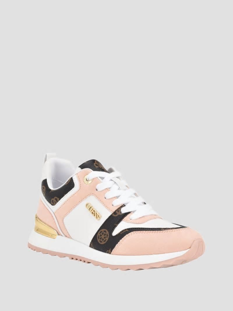 Guess Kadlin Logo Sneakers - Medium Pink Guess Kadlin Logo Sneakers - Medium Pink