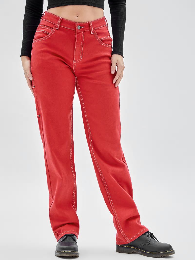 Guess GUESS Originals Overdyed Carpenter Jeans - Chili Red Guess GUESS Originals Overdyed Carpenter Jeans - Chili Red
