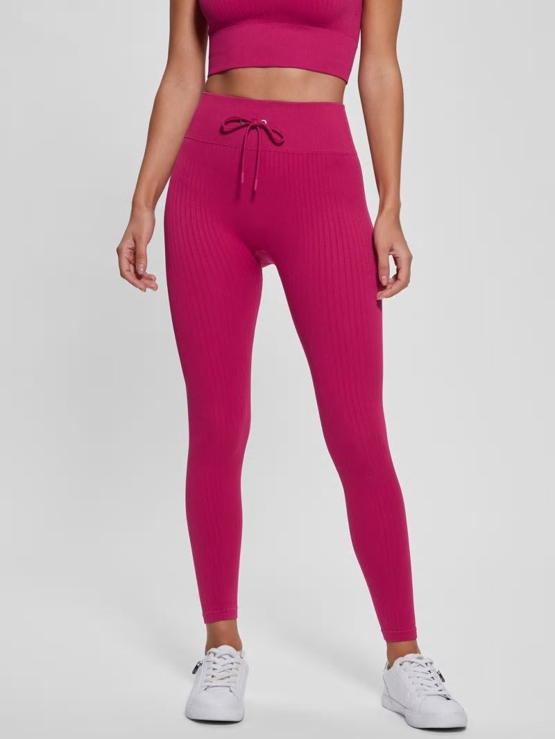 Guess Seamless Ribbed Leggings - Private Purple Guess Seamless Ribbed Leggings - Private Purple