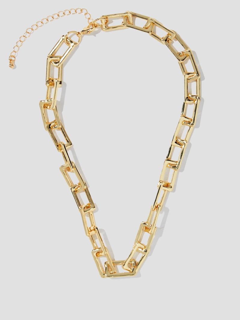 Guess Gold-Tone Chunky Chain Necklace - Gold Guess Gold-Tone Chunky Chain Necklace - Gold
