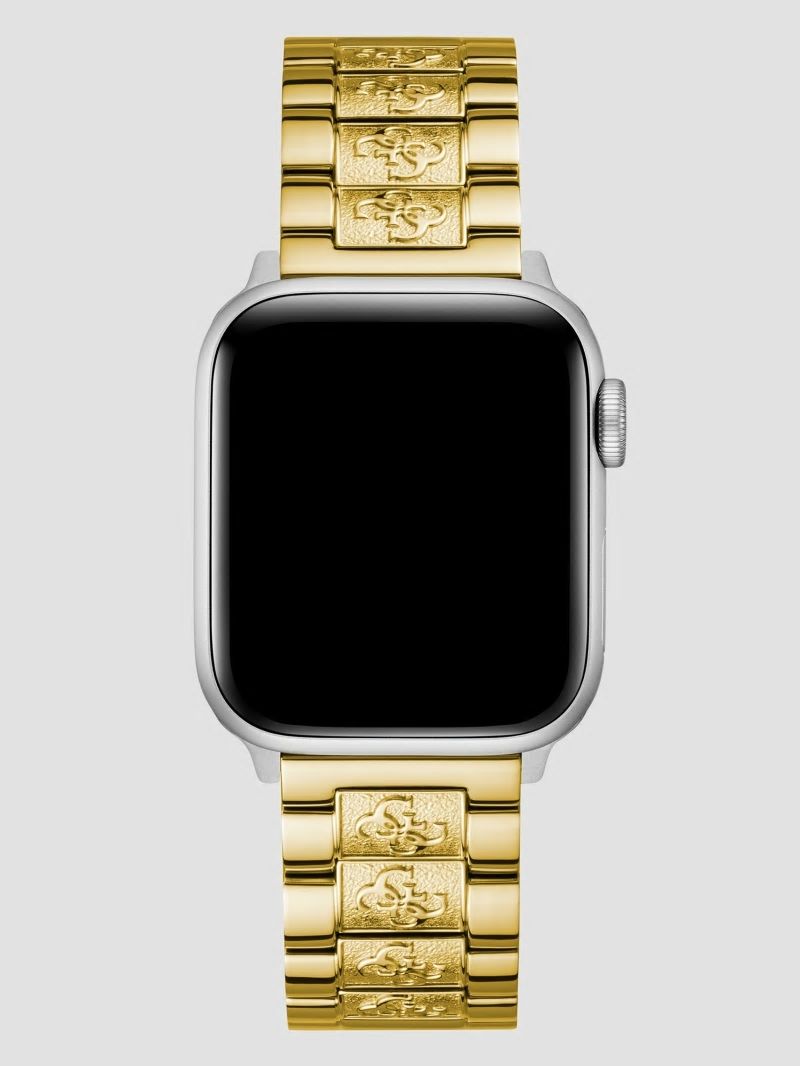 Guess Gold-Tone Quattro G 38-40 mm Band for Apple Watch® - Gold Guess Gold-Tone Quattro G 38-40 mm Band for Apple Watch® - Gold