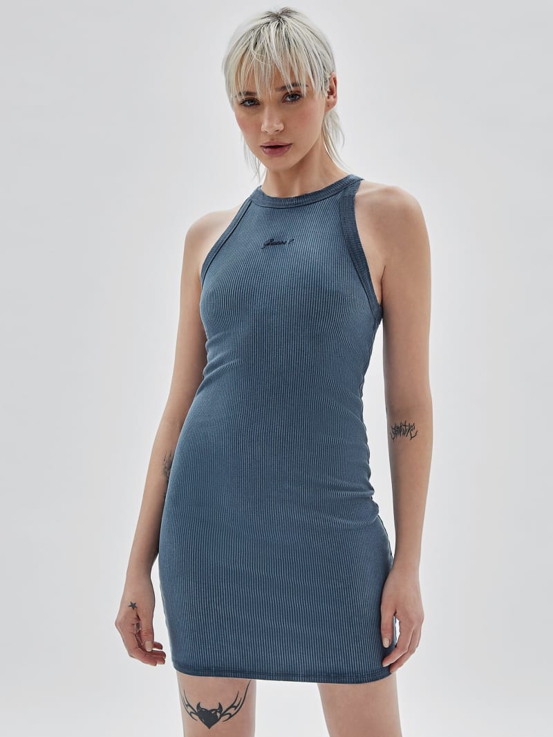 Guess GUESS Originals Original Tank Dress - Uniform Blue Multi Guess GUESS Originals Original Tank Dress - Uniform Blue Multi