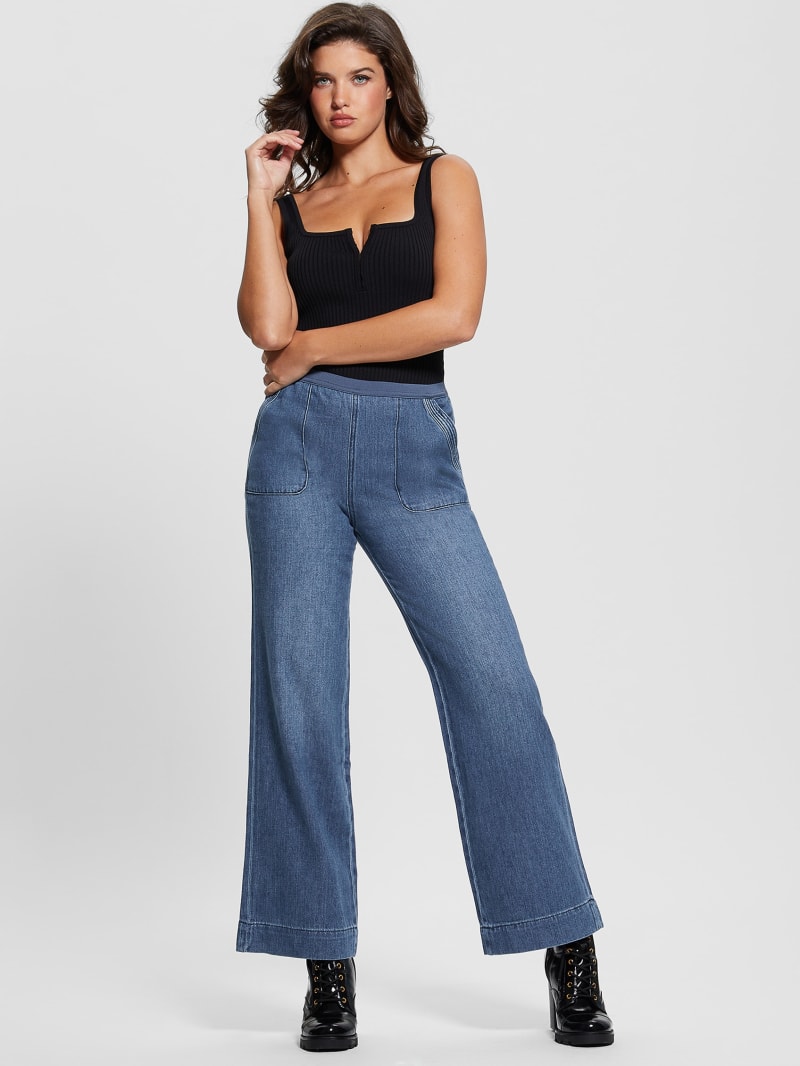Guess Rina Wide-Leg Jeans - Noka Wash Guess Rina Wide-Leg Jeans - Noka Wash