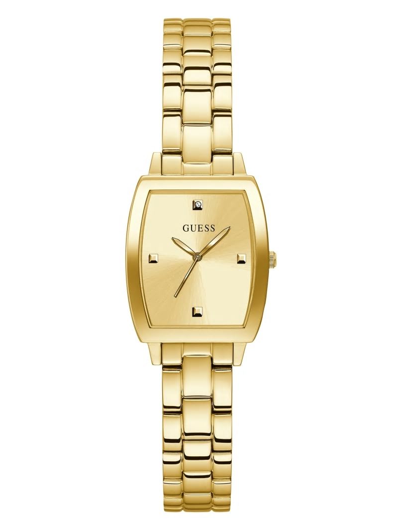 Guess Gold-Tone and Diamond Analog Watch - Gold Guess Gold-Tone and Diamond Analog Watch - Gold