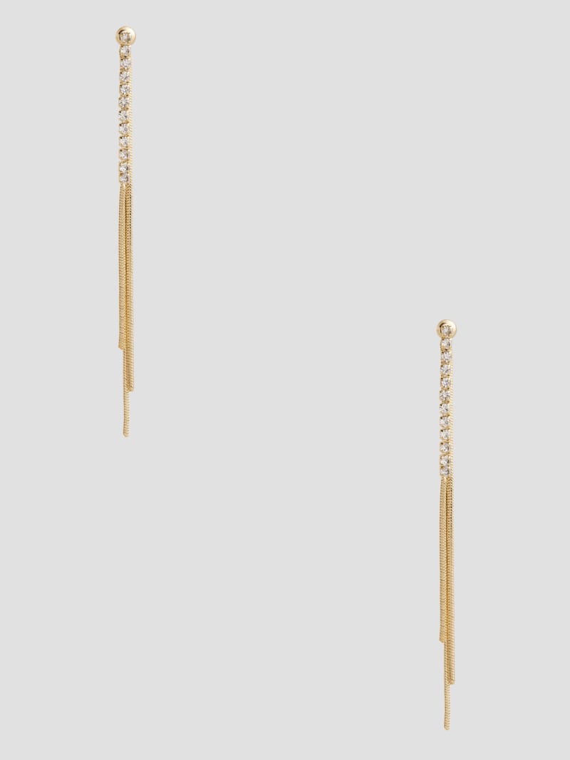 Guess Gold-Tone Threader Earrings - Gold Guess Gold-Tone Threader Earrings - Gold