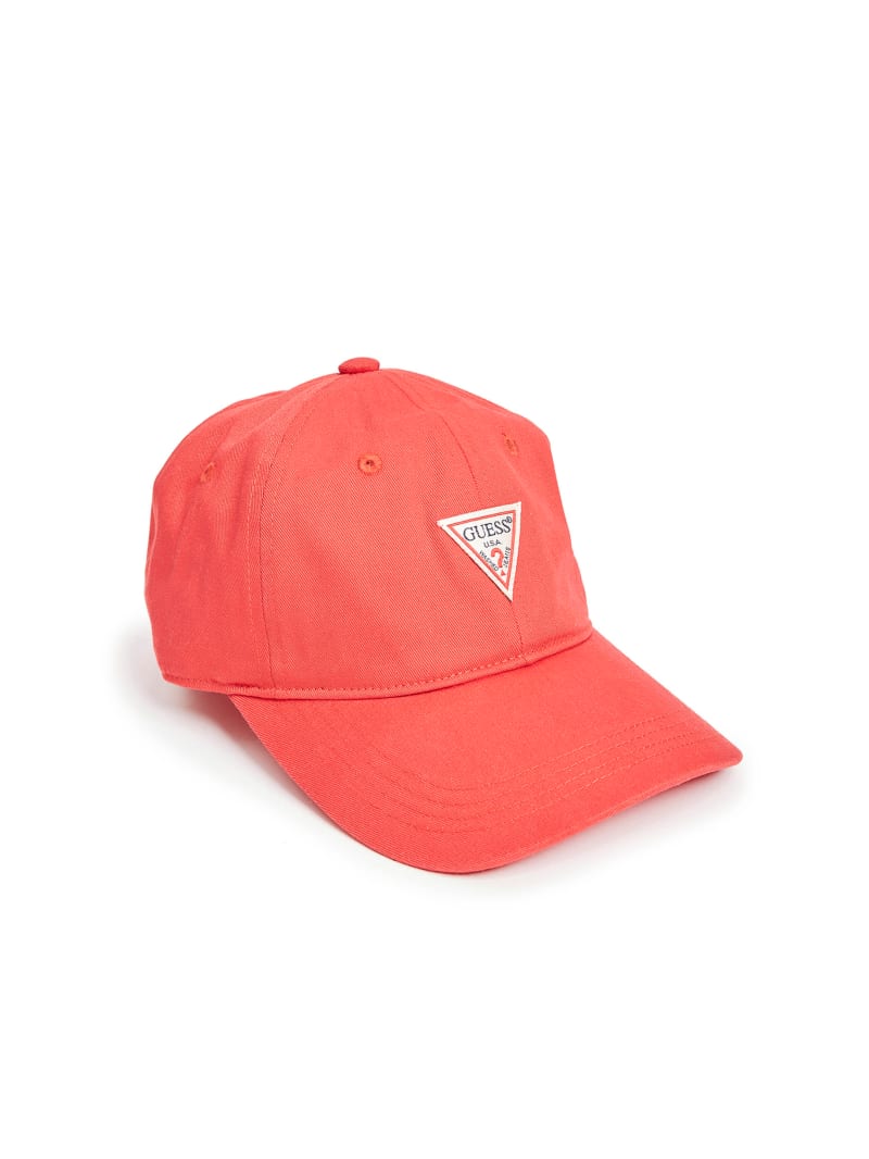 Guess Logo Baseball Hat - Red Guess Logo Baseball Hat - Red