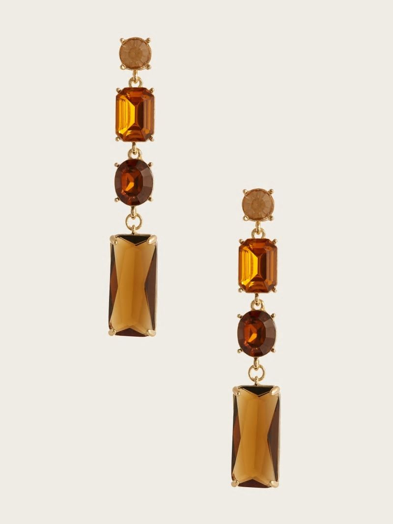 Guess Topaz Drop Earring - Topaz Guess Topaz Drop Earring - Topaz