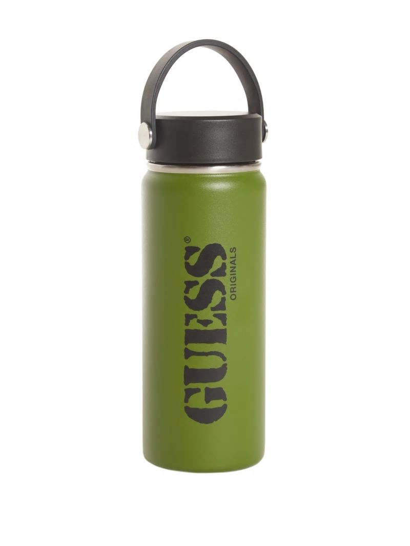Guess GUESS Originals Logo Water Bottle - Amp Green Guess GUESS Originals Logo Water Bottle - Amp Green