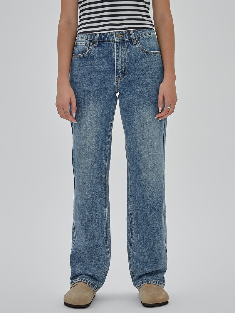 Guess GUESS Originals Kit Straight Jeans - Go Fez Medium Wash Guess GUESS Originals Kit Straight Jeans - Go Fez Medium Wash