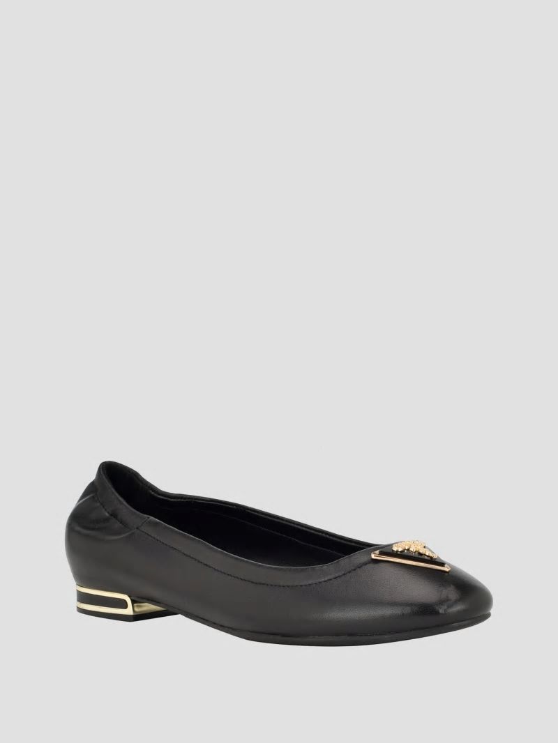 Guess Triangle Black Ballet Flats - Black 002 Guess Triangle Black Ballet Flats - Black 002