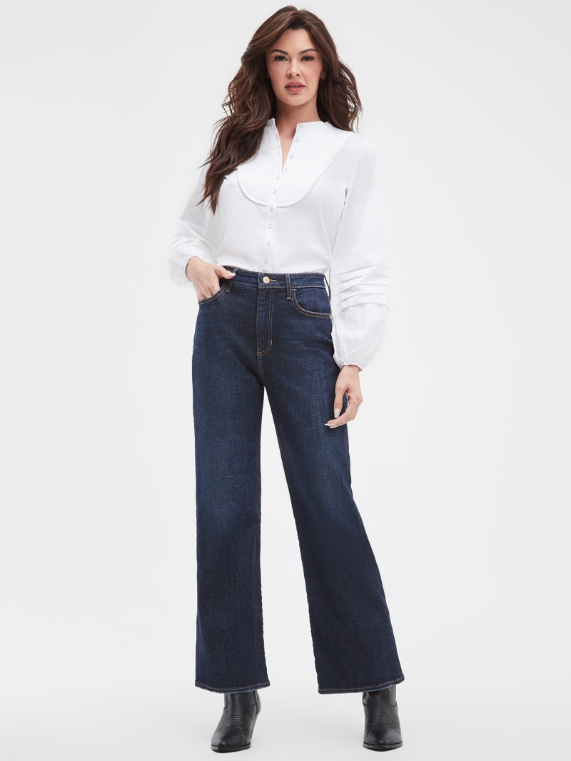 Guess Eco High-Rise Wide Leg Jeans - Calypso Blue Guess Eco High-Rise Wide Leg Jeans - Calypso Blue