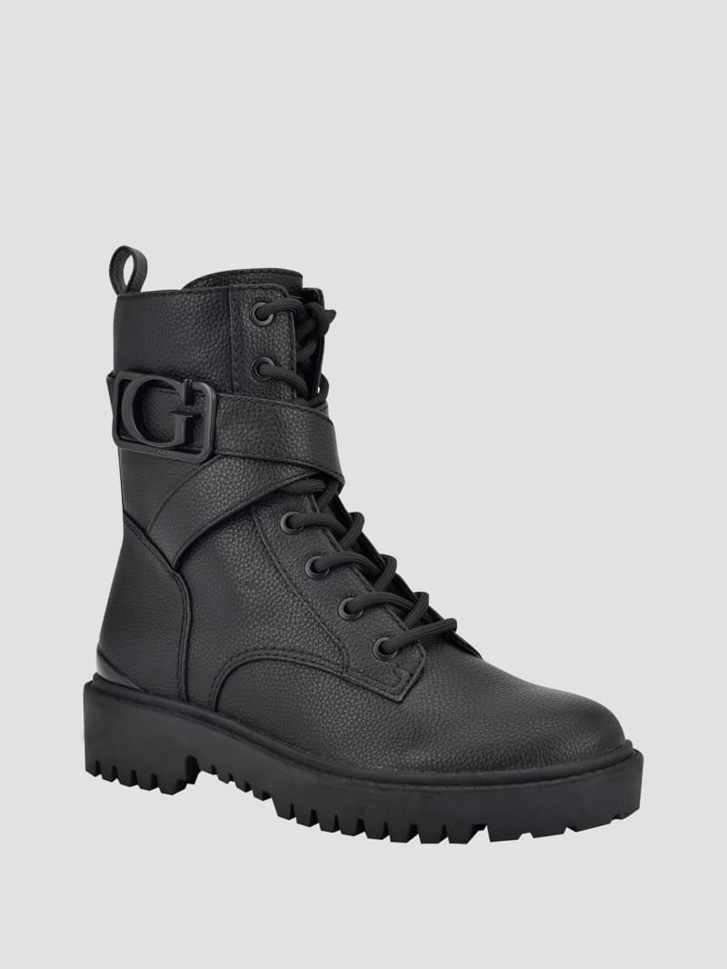 Guess Orana Combat Booties - Black Guess Orana Combat Booties - Black