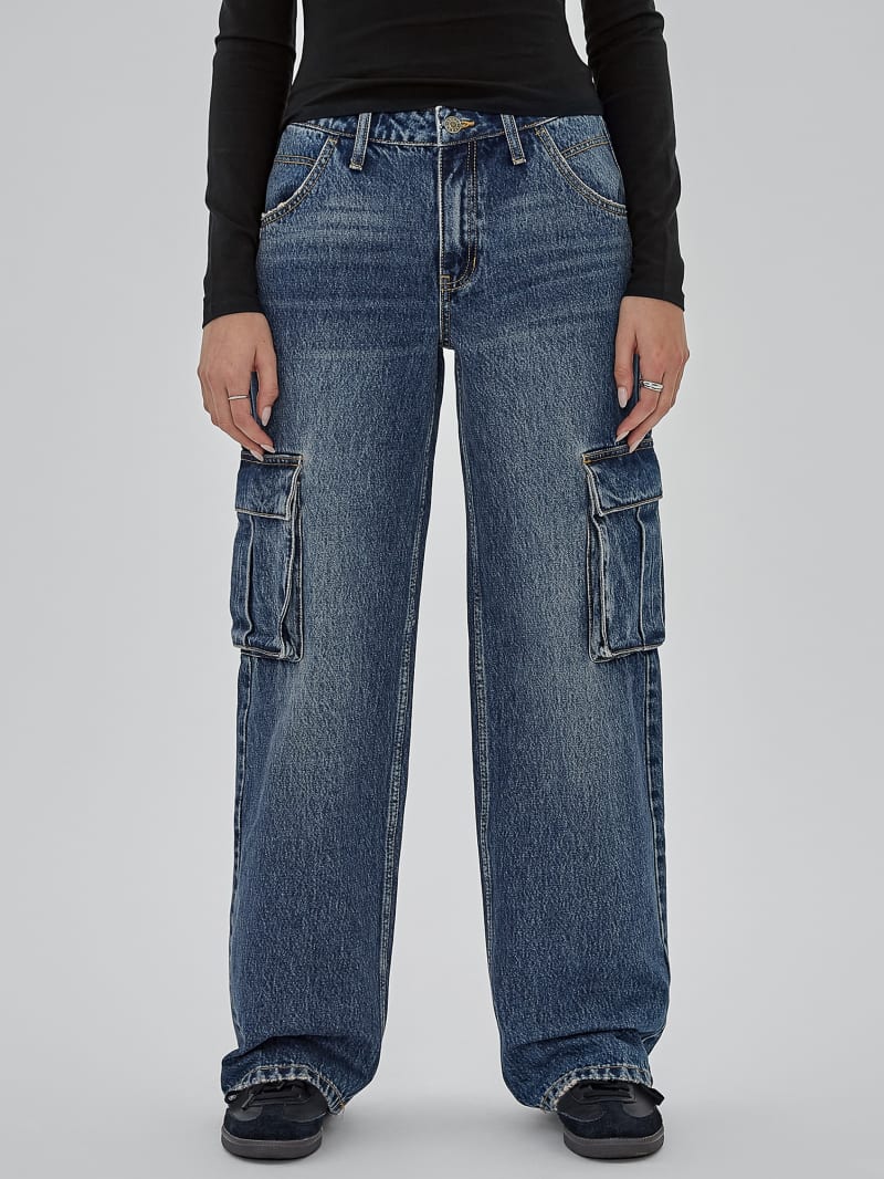 Guess GUESS Originals Kit Cargo Jeans - Originals Dark Wash Guess GUESS Originals Kit Cargo Jeans - Originals Dark Wash