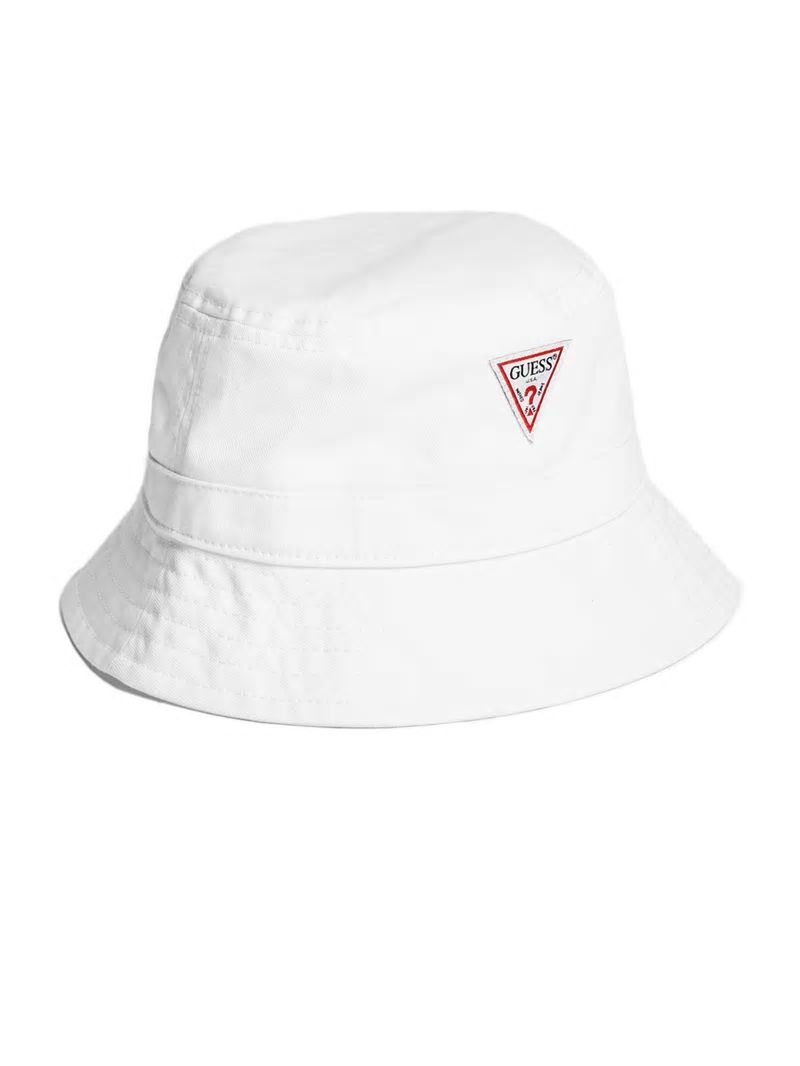 Guess Logo Bucket Hat - White Guess Logo Bucket Hat - White