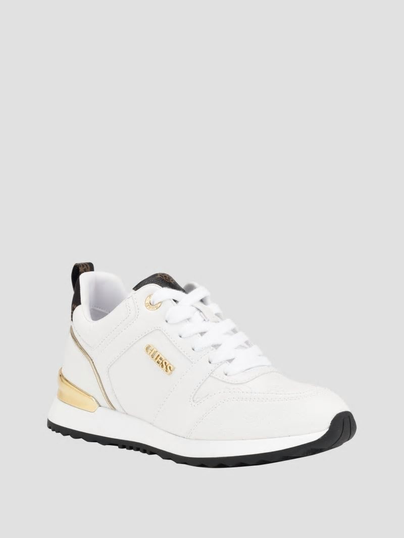 Guess Kadlin Logo Sneakers - Wht Floral Guess Kadlin Logo Sneakers - Wht Floral