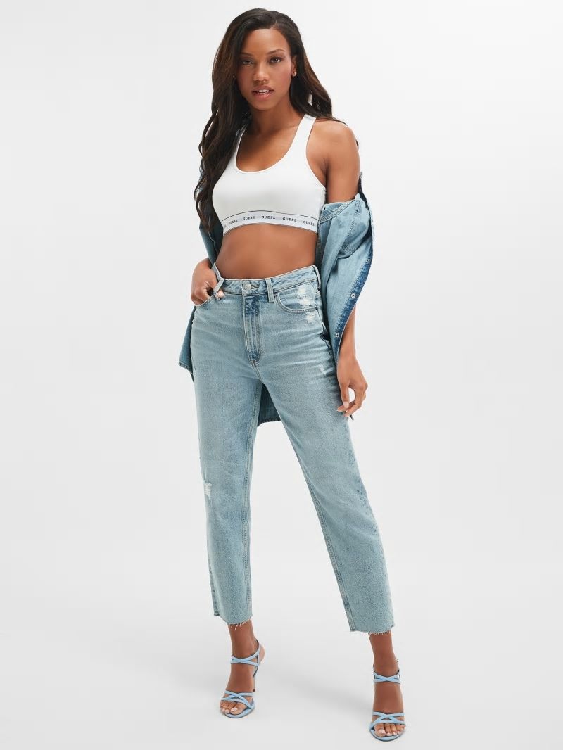 Guess Eco Slim Mom Jeans - Moonstone Blue Guess Eco Slim Mom Jeans - Moonstone Blue