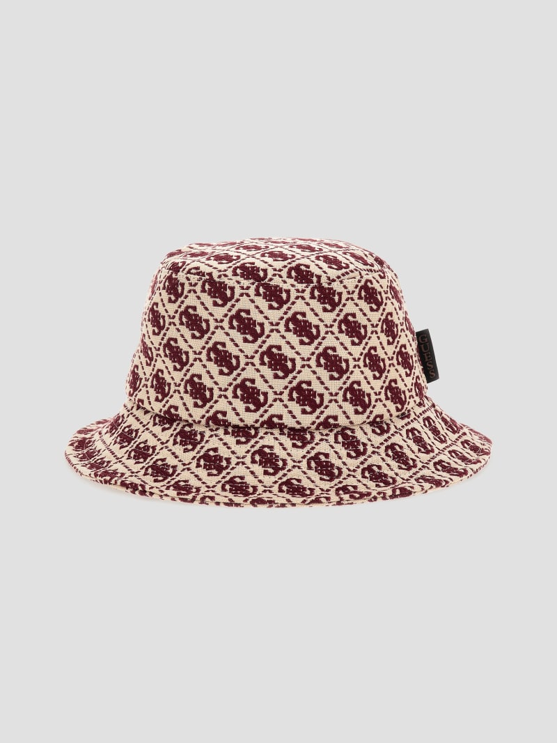 Guess Izzy Jacquard Quattro G Bucket Hat - Montego Wash Guess Izzy Jacquard Quattro G Bucket Hat - Montego Wash
