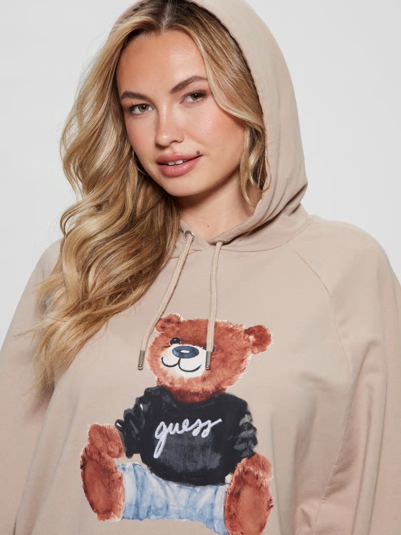 Guess Washed Oversize Hoodie - Summer Clay Multi Guess Washed Oversize Hoodie - Summer Clay Multi