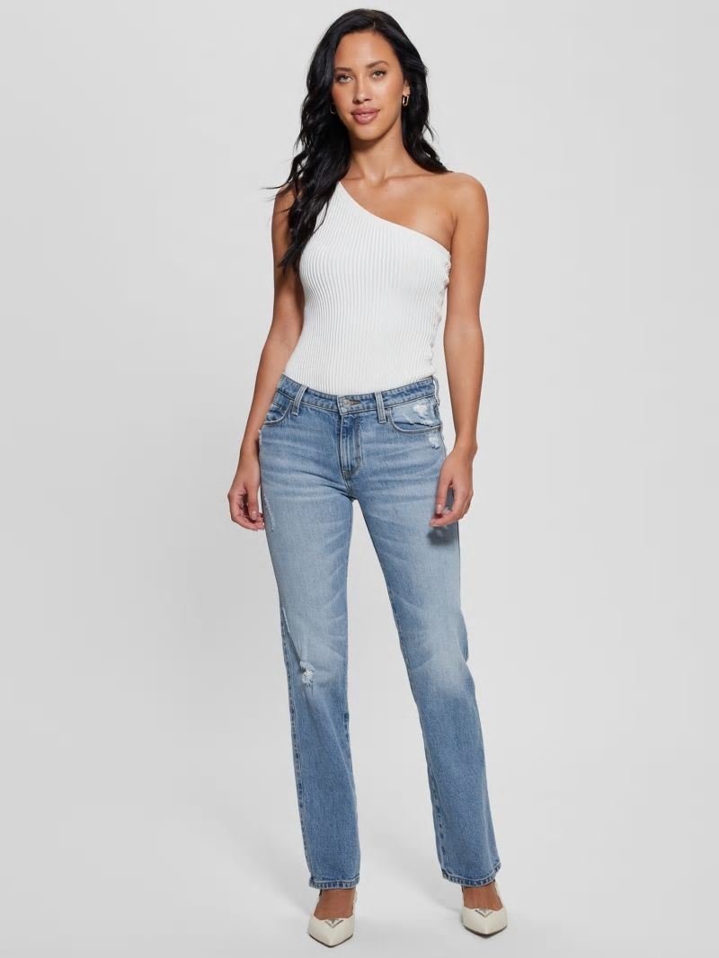 Guess Sexy Straight Jeans - Moonstone Blue Guess Sexy Straight Jeans - Moonstone Blue