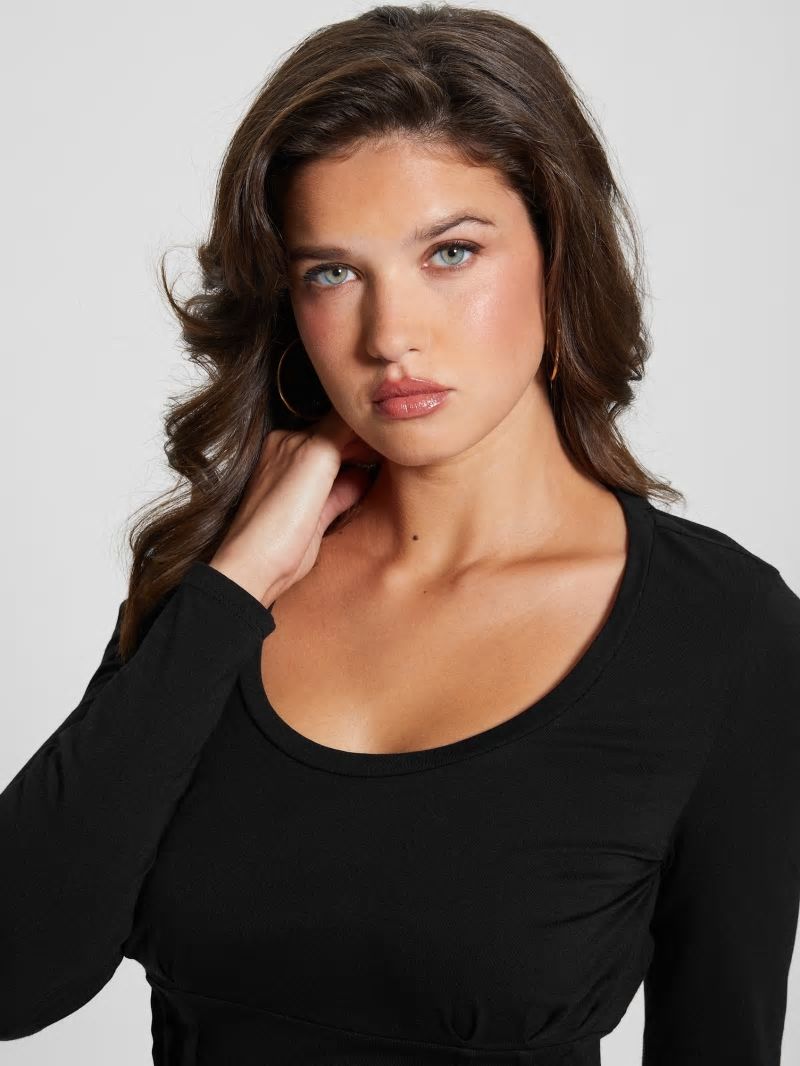 Guess Karmen Corset Tee - Black Guess Karmen Corset Tee - Black
